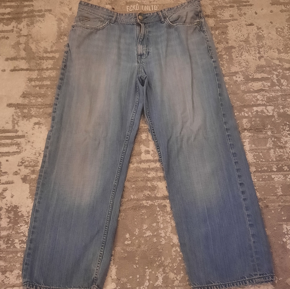 Vintage Y2K Ecko UNLTD Mens Baggy Jeans